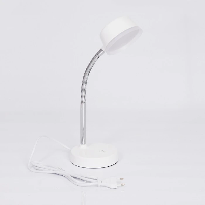 Hofstein Pineda Tischleuchte LED Chrom, Weiß, 1-flammig 7 Hofstein Pineda Tischleuchte LED Chrom, Weiß, 1-flammig – Bild 5