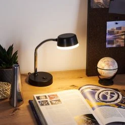 Hofstein Pineda Tischleuchte LED Chrom, Schwarz, 1-flammig -Günstiges Tischlampen Geschäft pineda tischleuchte h3383636 9