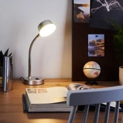 Hofstein Pineda Tischleuchte LED Chrom, 1-flammig 20 Hofstein Pineda Tischleuchte LED Chrom, 1-flammig -Günstiges Tischlampen Geschäft pineda tischleuchte h3383650 6