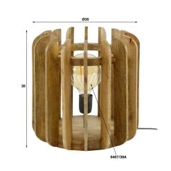 Hofstein Pirmil Tischleuchte Naturfarben, 1-flammig 11 Hofstein Pirmil Tischleuchte Naturfarben, 1-flammig -Günstiges Tischlampen Geschäft pirmil tischleuchte h3591789 4