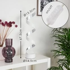 Hofstein Pitasch Tischleuchte LED Weiß, 1-flammig 15 Hofstein Pitasch Tischleuchte LED Weiß, 1-flammig -Günstiges Tischlampen Geschäft pitasch tischleuchte h3380802 3