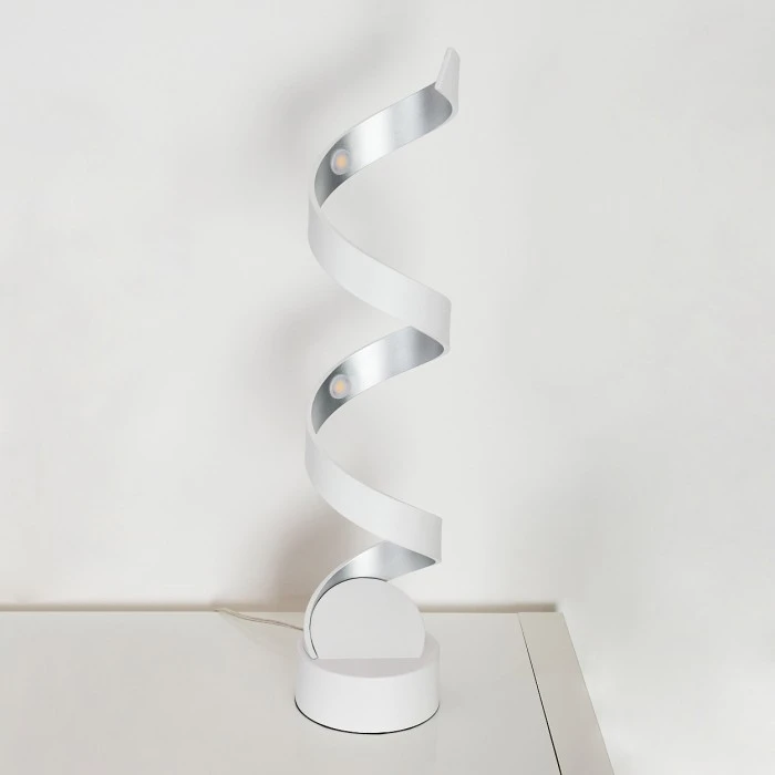 Hofstein Pitasch Tischleuchte LED Weiß, 1-flammig 10 Hofstein Pitasch Tischleuchte LED Weiß, 1-flammig – Bild 8