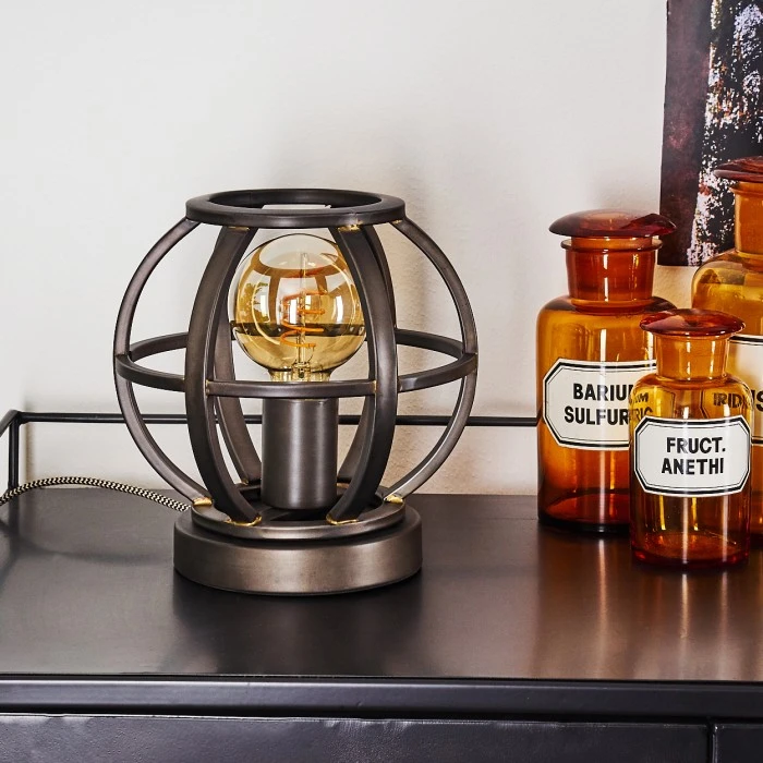 Hofstein Plan Tischleuchte Messing, 1-flammig 4 Hofstein Plan Tischleuchte Messing, 1-flammig – Bild 2