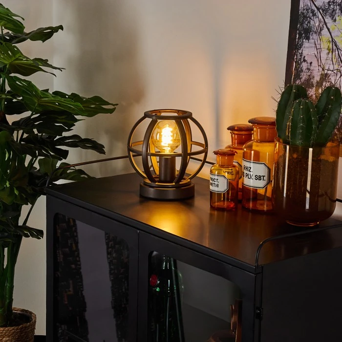 Hofstein Plan Tischleuchte Messing, 1-flammig 9 Hofstein Plan Tischleuchte Messing, 1-flammig – Bild 7