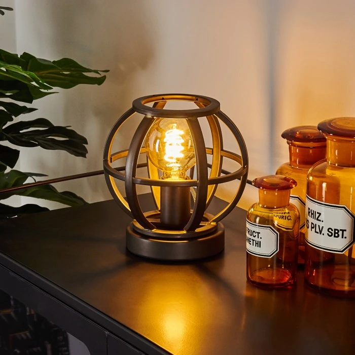 Hofstein Plan Tischleuchte Messing, 1-flammig 12 Hofstein Plan Tischleuchte Messing, 1-flammig – Bild 10