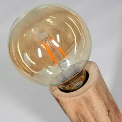 Hofstein Pozos Tischleuchte Schwarz, Holz hell, 1-flammig 16 Hofstein Pozos Tischleuchte Schwarz, Holz hell, 1-flammig -Günstiges Tischlampen Geschäft pozos tischleuchte h3401880 2