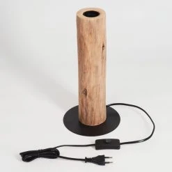 Hofstein Pozos Tischleuchte Schwarz, Naturfarben, 1-flammig -Günstiges Tischlampen Geschäft pozos tischleuchte h3538036 4