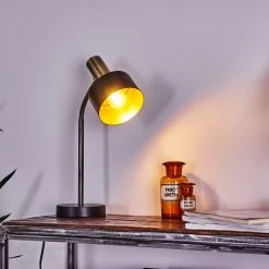 Hofstein Pretoria Tischleuchte Messing, Schwarz, 1-flammig -Günstiges Tischlampen Geschäft pretoria tischleuchte h3329054 13