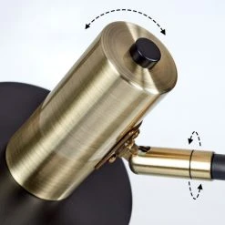 Hofstein Pretoria Tischleuchte Messing, Schwarz, 1-flammig -Günstiges Tischlampen Geschäft pretoria tischleuchte h3535141 2