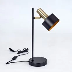 Hofstein Pretoria Tischleuchte Messing, Schwarz, 1-flammig -Günstiges Tischlampen Geschäft pretoria tischleuchte h3535141 4