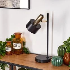 Hofstein Pretoria Tischleuchte Messing, Schwarz, 1-flammig -Günstiges Tischlampen Geschäft pretoria tischleuchte h3535141 9