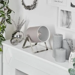 Hofstein Puelches Tischleuchte Nickel-Matt, 1-flammig -Günstiges Tischlampen Geschäft puelches tischleuchte h3616314 11