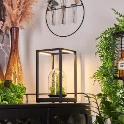 Hofstein Ranquile Tischleuchte LED Schwarz, 2-flammig -Günstiges Tischlampen Geschäft ranquile tischleuchte h3560235 6