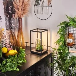 Hofstein Ranquile Tischleuchte LED Schwarz, 2-flammig -Günstiges Tischlampen Geschäft ranquile tischleuchte h3560235 8