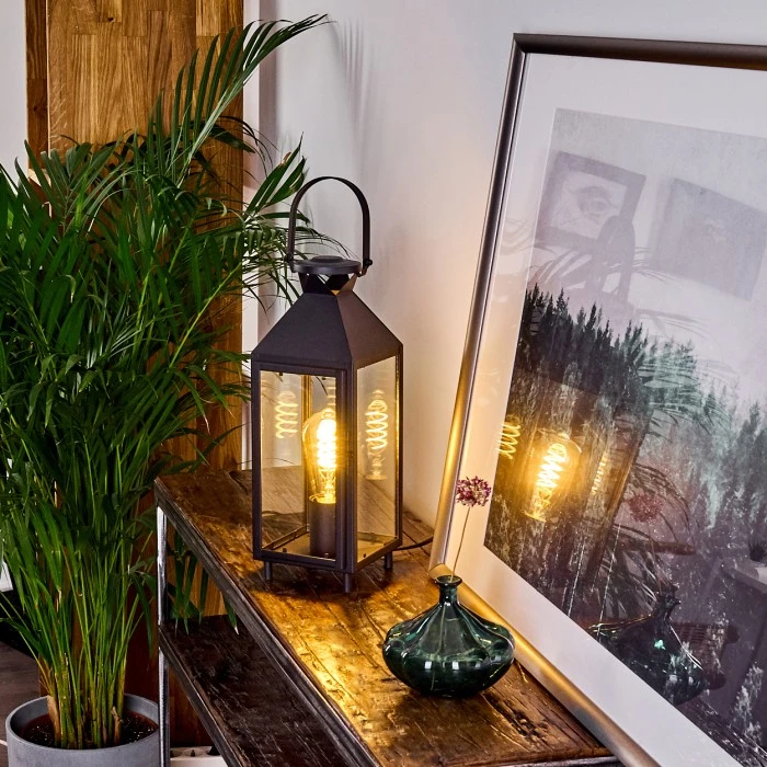 Hofstein Raupunga Tischleuchte Schwarz, 1-flammig 13 Hofstein Raupunga Tischleuchte Schwarz, 1-flammig – Bild 11