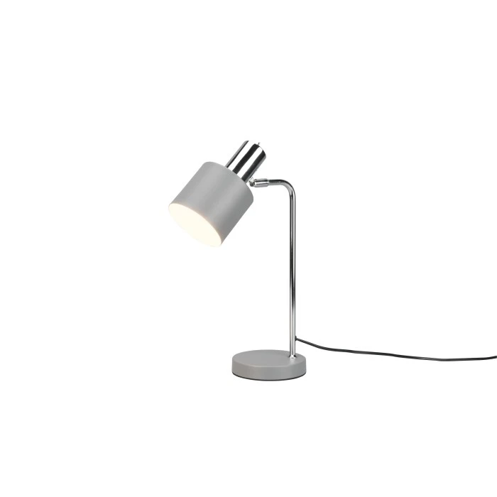 Reality Adam Tischleuchte Chrom, Grau, 1-flammig 4 Reality Adam Tischleuchte Chrom, Grau, 1-flammig – Bild 2