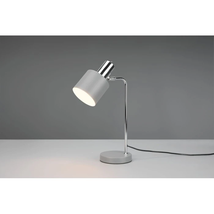 Reality Adam Tischleuchte Chrom, Grau, 1-flammig 5 Reality Adam Tischleuchte Chrom, Grau, 1-flammig – Bild 3