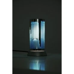 Reality CITY Tischleuchte Blau, Chrom, 1-flammig -Günstiges Tischlampen Geschäft reality city tischleuchte r50081012 3