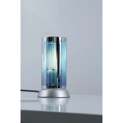 Reality CITY Tischleuchte Blau, Chrom, 1-flammig -Günstiges Tischlampen Geschäft reality city tischleuchte r50081012 4