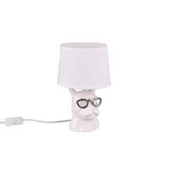 Reality DOSY Tischleuchte Weiß, 1-flammig