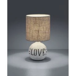 Reality ESNA Tischleuchte Weiß, 1-flammig