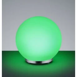 Reality GEORGE Tischleuchte LED Chrom, 1-flammig, Fernbedienung, Farbwechsler