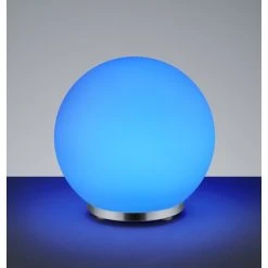 Reality GEORGE Tischleuchte LED Chrom, 1-flammig, Fernbedienung, Farbwechsler -Günstiges Tischlampen Geschäft reality george tischleuchte r52211106 2