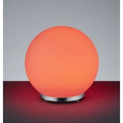 Reality GEORGE Tischleuchte LED Chrom, 1-flammig, Fernbedienung, Farbwechsler -Günstiges Tischlampen Geschäft reality george tischleuchte r52211106 3