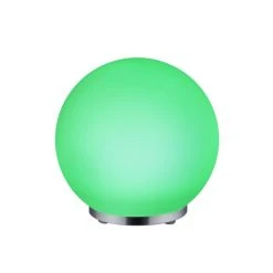 Reality GEORGE Tischleuchte LED Chrom, 1-flammig, Fernbedienung, Farbwechsler -Günstiges Tischlampen Geschäft reality george tischleuchte r52211106 6