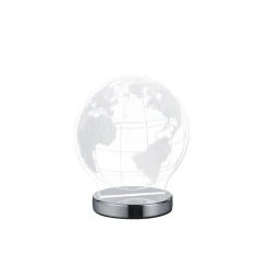 Reality GLOBE Tischleuchte LED Chrom, 1-flammig 11 Reality GLOBE Tischleuchte LED Chrom, 1-flammig -Günstiges Tischlampen Geschäft reality globe tischleuchte r52481106 3
