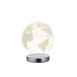 Reality GLOBE Tischleuchte LED Chrom, 1-flammig 12 Reality GLOBE Tischleuchte LED Chrom, 1-flammig -Günstiges Tischlampen Geschäft reality globe tischleuchte r52481106 4