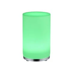 Reality JOHN Tischleuchte LED Chrom, 1-flammig, Fernbedienung, Farbwechsler -Günstiges Tischlampen Geschäft reality john tischleuchte r52221106 6