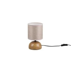 Reality Luci Tischleuchte Holzoptik, 1-flammig -Günstiges Tischlampen Geschäft reality luci tischleuchte r50351035 2