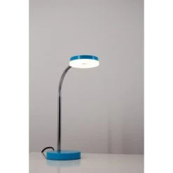 Reality RENNES Schreibtischleuchte LED Blau, Chrom, 1-flammig -Günstiges Tischlampen Geschäft reality rennes schreibtischleuchte r52411112 3