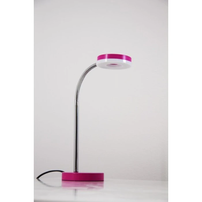 Reality RENNES Schreibtischleuchte LED Chrom, Weiß, Lila, 1-flammig 5 Reality RENNES Schreibtischleuchte LED Chrom, Weiß, Lila, 1-flammig – Bild 3