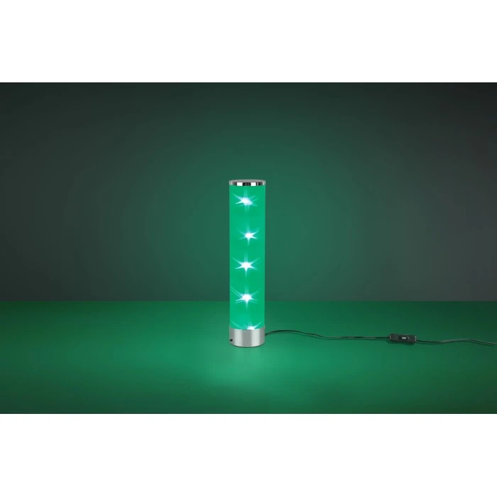 Reality Rico Tischleuchte LED Chrom, 1-flammig, Fernbedienung, Farbwechsler 5 Reality Rico Tischleuchte LED Chrom, 1-flammig, Fernbedienung, Farbwechsler – Bild 3