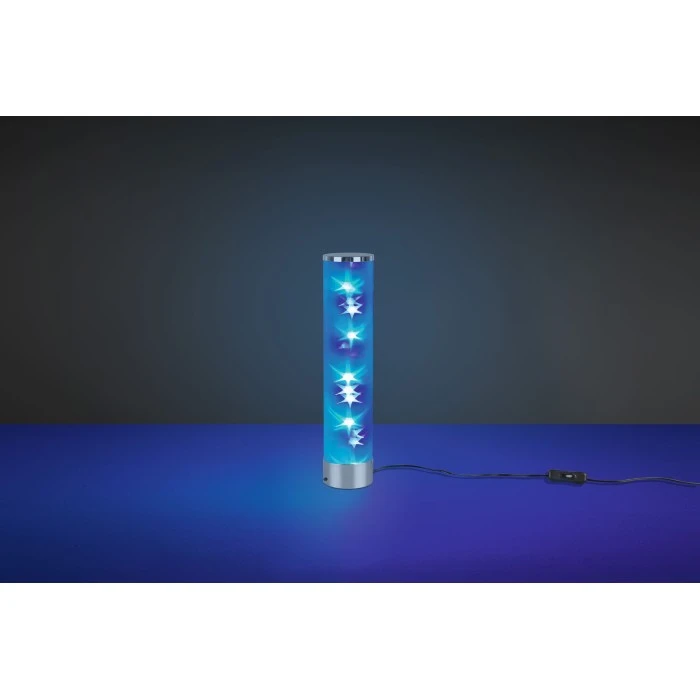Reality Rico Tischleuchte LED Chrom, 1-flammig, Fernbedienung, Farbwechsler 6 Reality Rico Tischleuchte LED Chrom, 1-flammig, Fernbedienung, Farbwechsler – Bild 4