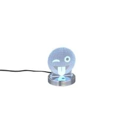 Reality SMILEY Tischleuchte LED Chrom, 1-flammig, Farbwechsler -Günstiges Tischlampen Geschäft reality smiley tischleuchte r52641106 2