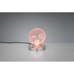 Reality SMILEY Tischleuchte LED Chrom, 1-flammig, Farbwechsler -Günstiges Tischlampen Geschäft reality smiley tischleuchte r52641106 6