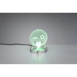 Reality SMILEY Tischleuchte LED Chrom, 1-flammig, Farbwechsler -Günstiges Tischlampen Geschäft reality smiley tischleuchte r52641106 7