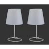 Reality TWIN Tischleuchte Nickel-Matt, 2-flammig -Günstiges Tischlampen Geschäft reality twin tischleuchte r50272042 0