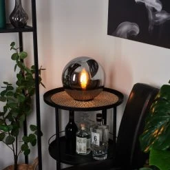 Hofstein Recoutas Tischleuchte Schwarz, 1-flammig -Günstiges Tischlampen Geschäft recoutas tischleuchte h3611371 6