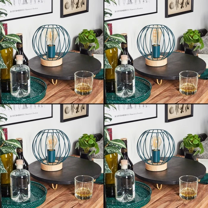 Hofstein Refresco Tischleuchte Naturfarben, 1-flammig 4 Hofstein Refresco Tischleuchte Naturfarben, 1-flammig – Bild 2