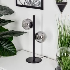 Hofstein Remaisnil Tischleuchte Schwarz, 2-flammig -Günstiges Tischlampen Geschäft remaisnil tischleuchte h3617090 6