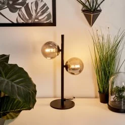 Hofstein Remaisnil Tischleuchte Schwarz, 2-flammig -Günstiges Tischlampen Geschäft remaisnil tischleuchte h3617090 9