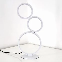 Hofstein Rodekro Tischleuchte LED Wei&szlig;, 1-flammig -Günstiges Tischlampen Geschäft rodekro tischleuchte h3306666 15