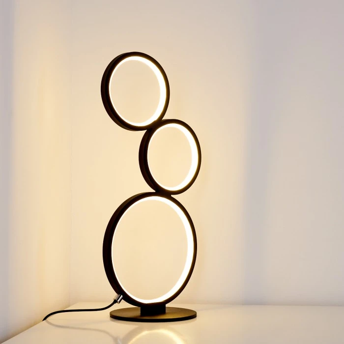 Hofstein Rodekro Tischleuchte LED Schwarz, 1-flammig 8 Hofstein Rodekro Tischleuchte LED Schwarz, 1-flammig – Bild 6