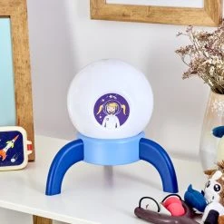 Hofstein Rougemont Tischleuchte LED Blau, 1-flammig -Günstiges Tischlampen Geschäft rougemont tischleuchte h3549902 11