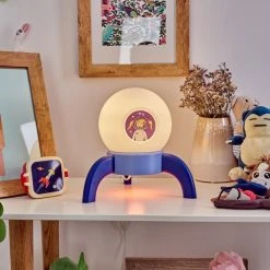 Hofstein Rougemont Tischleuchte LED Blau, 1-flammig -Günstiges Tischlampen Geschäft rougemont tischleuchte h3549902 6