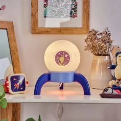 Hofstein Rougemont Tischleuchte LED Blau, 1-flammig -Günstiges Tischlampen Geschäft rougemont tischleuchte h3549926 10